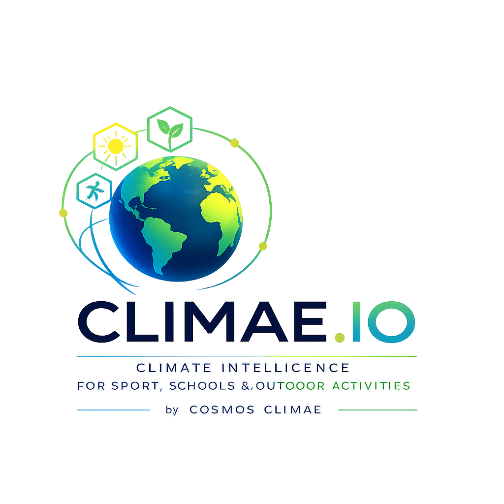 Climae.io — Climate intelligence for sport, schools & outdoor activities, by Cosmos Climae